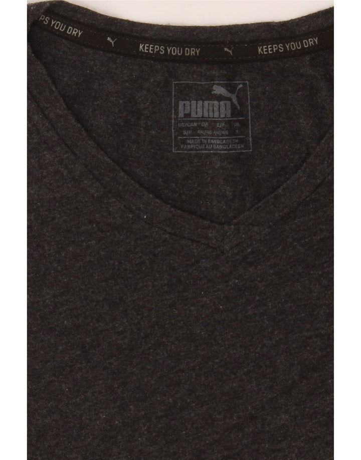 PUMA Mens T-Shirt Small Grey Vintage Puma and Second-Hand Puma from Messina Hembry 