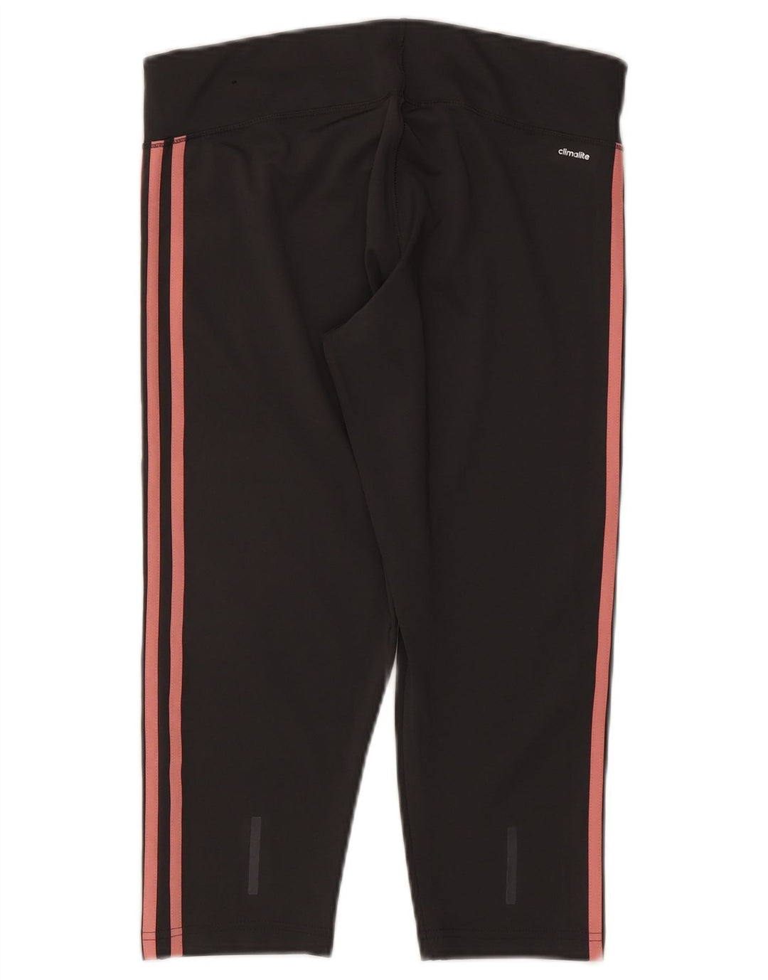 Adidas Womens Climalite Capri Leggings UK 16/18 Large Grey Polyester