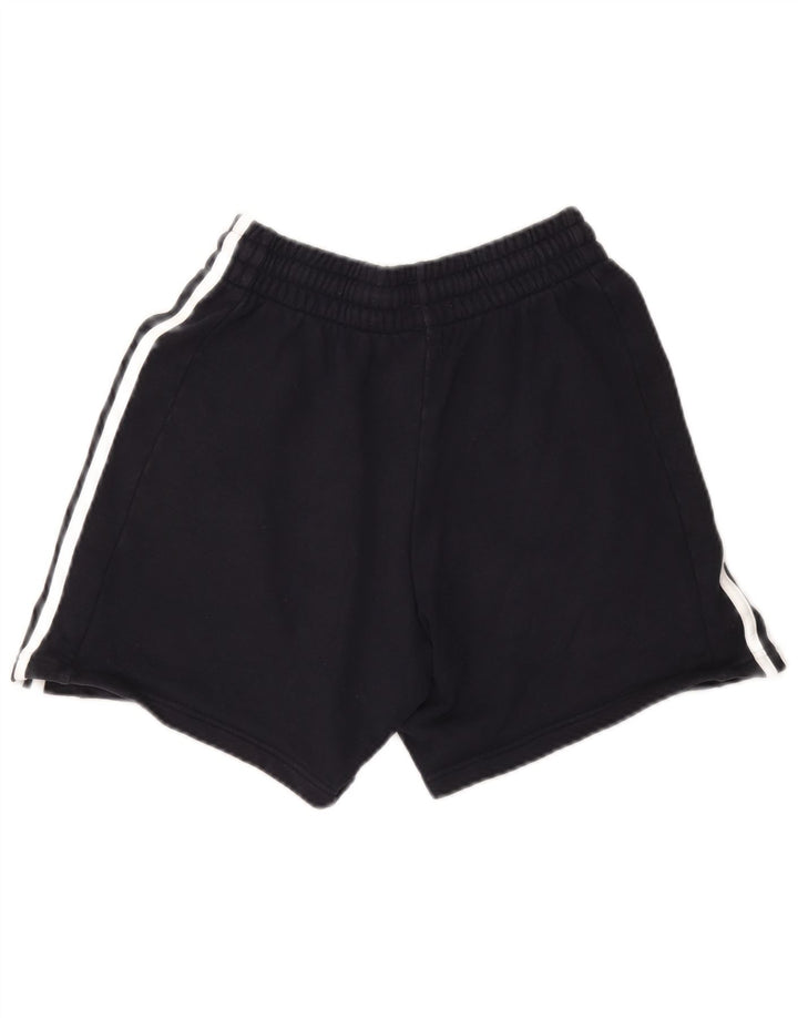 Adidas Womens Sport Shorts UK 10 Small Navy Blue