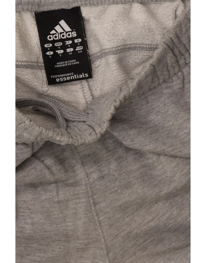 Adidas Mens Tracksuit Trousers Small  Grey Flecked Cotton
