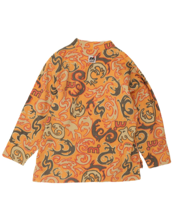 Mistral Mens Fleece Jumper Large Orange Paisley