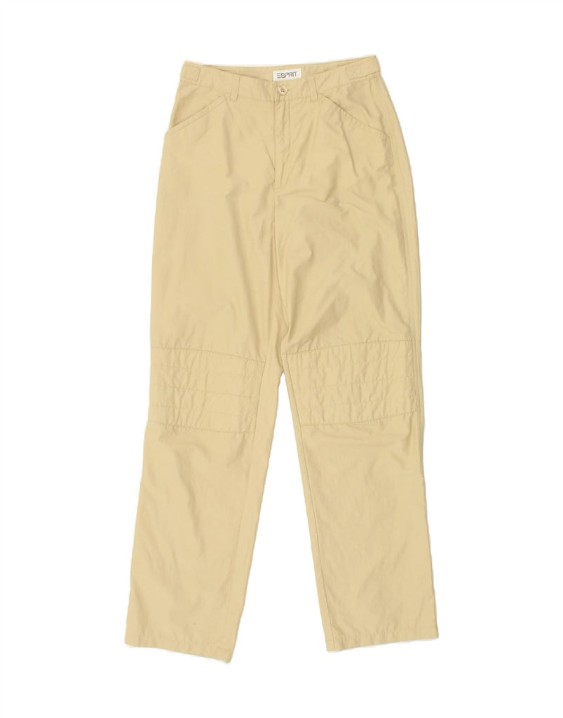 ESPRIT Womens Slim Chino Trousers UK 12 Medium W30 L32  Brown Polyamide | Vintage Esprit | Thrift | Second-Hand Esprit | Used Clothing | Messina Hembry 