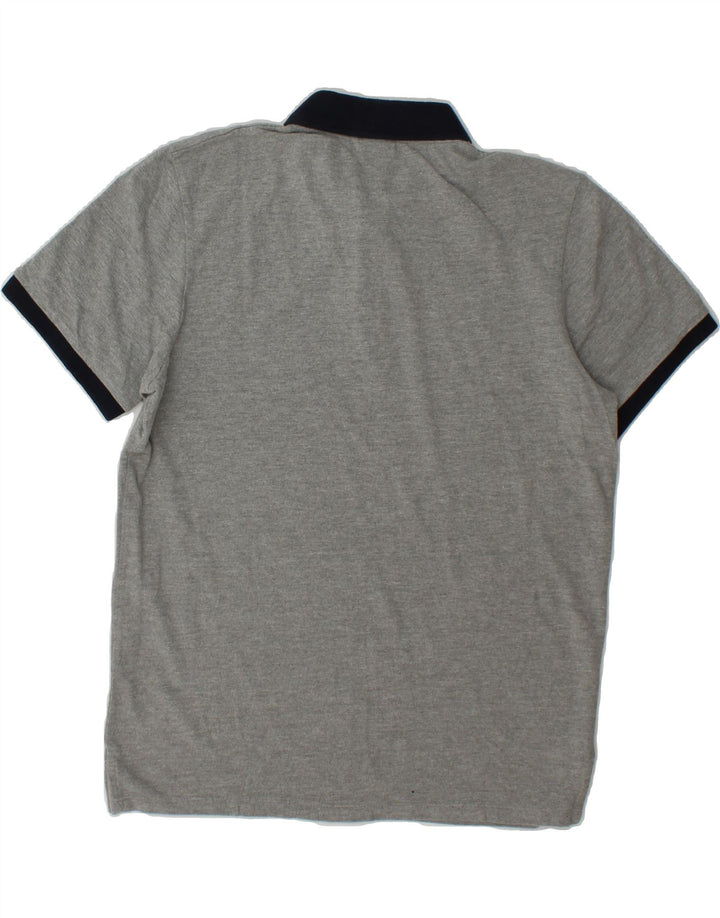 JACK & JONES Mens Polo Shirt Large Grey Vintage Jack & Jones and Second-Hand Jack & Jones from Messina Hembry 