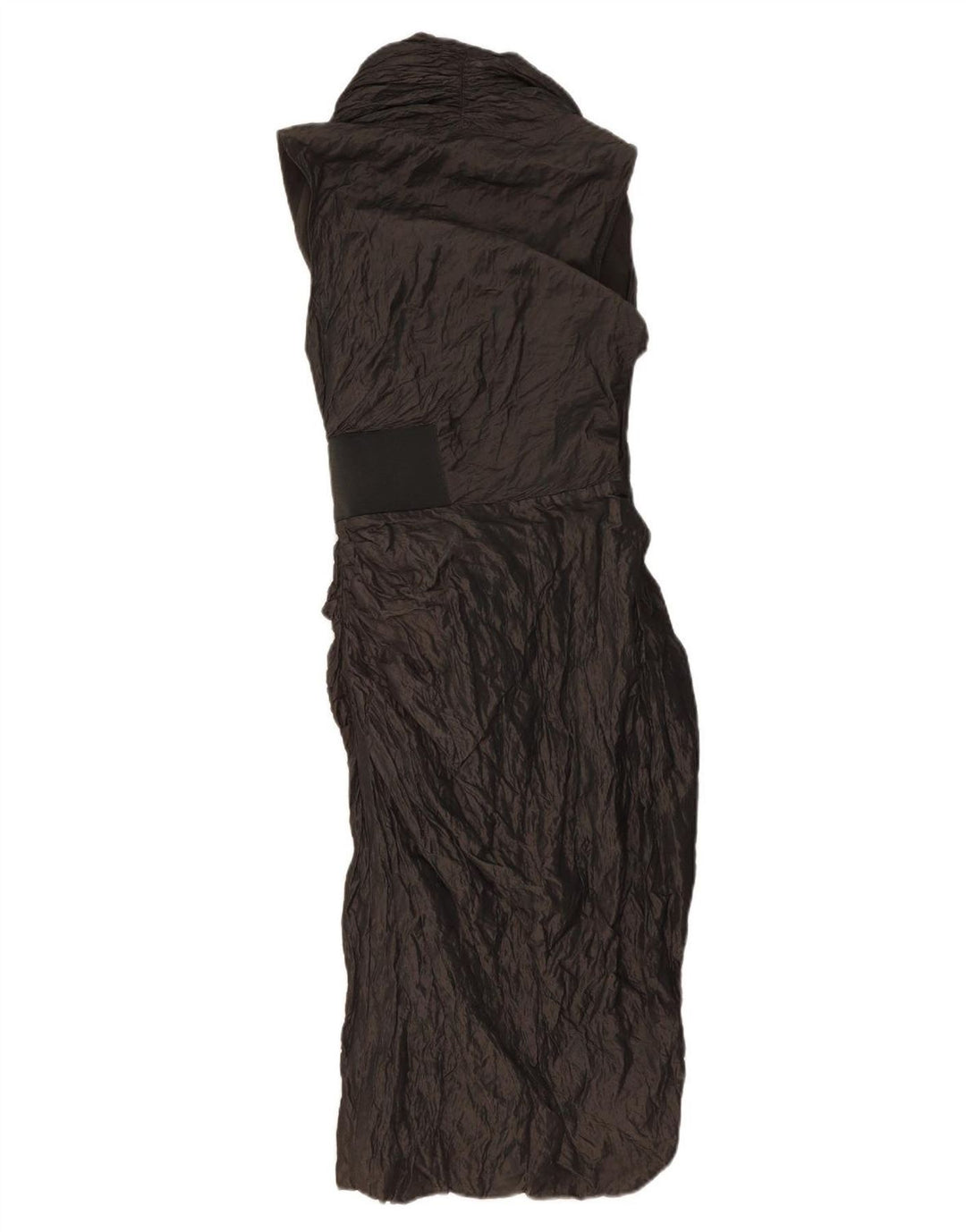 ALL SAINTS Womens Sleeveless Wrap Dress UK 10 Small Black