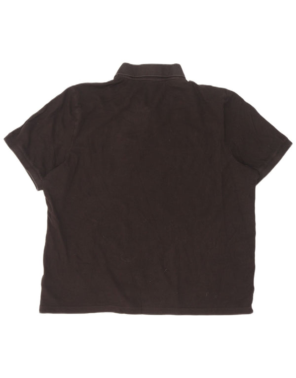 Puma Mens Polo Shirt XL Black Cotton