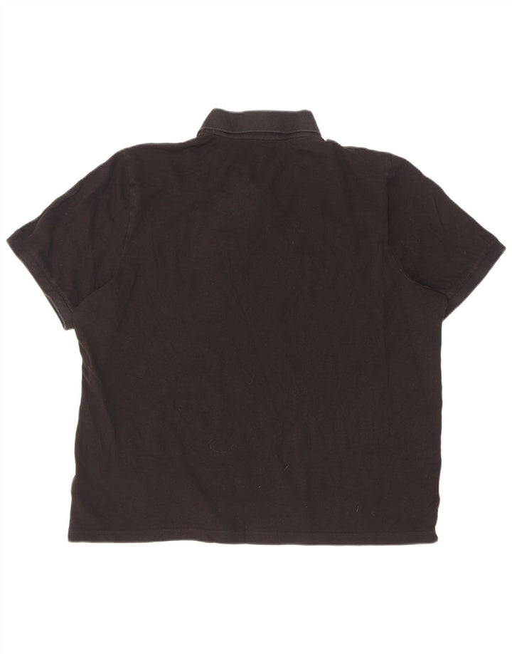 Puma Mens Polo Shirt XL Black Cotton