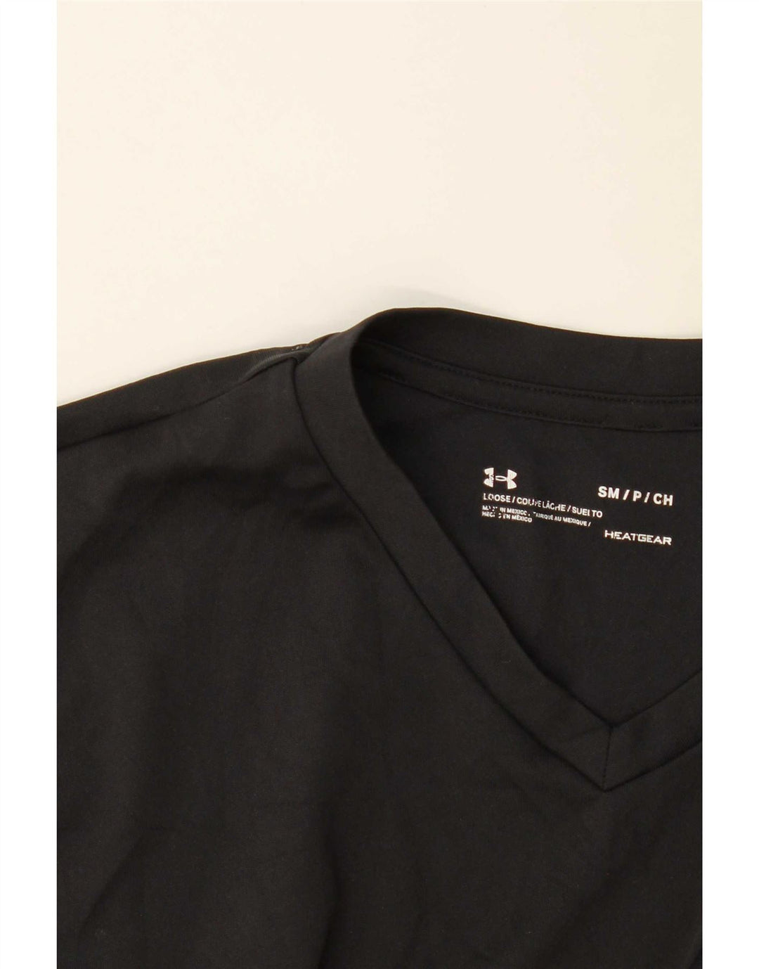 Under Armour Mens T-Shirt Top Small Black Sports