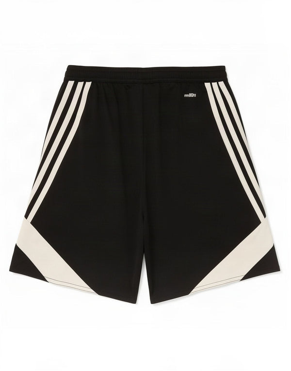 Adidas Mens Climalite Sport Shorts Small Black Colourblock Polyester