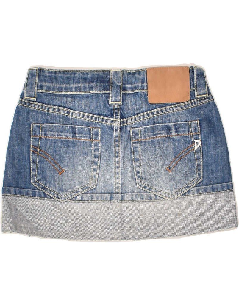 DONDUP Girls Denim Skirt 7-8 Years W24 Blue Cotton | Vintage Dondup | Thrift | Second-Hand Dondup | Used Clothing | Messina Hembry 