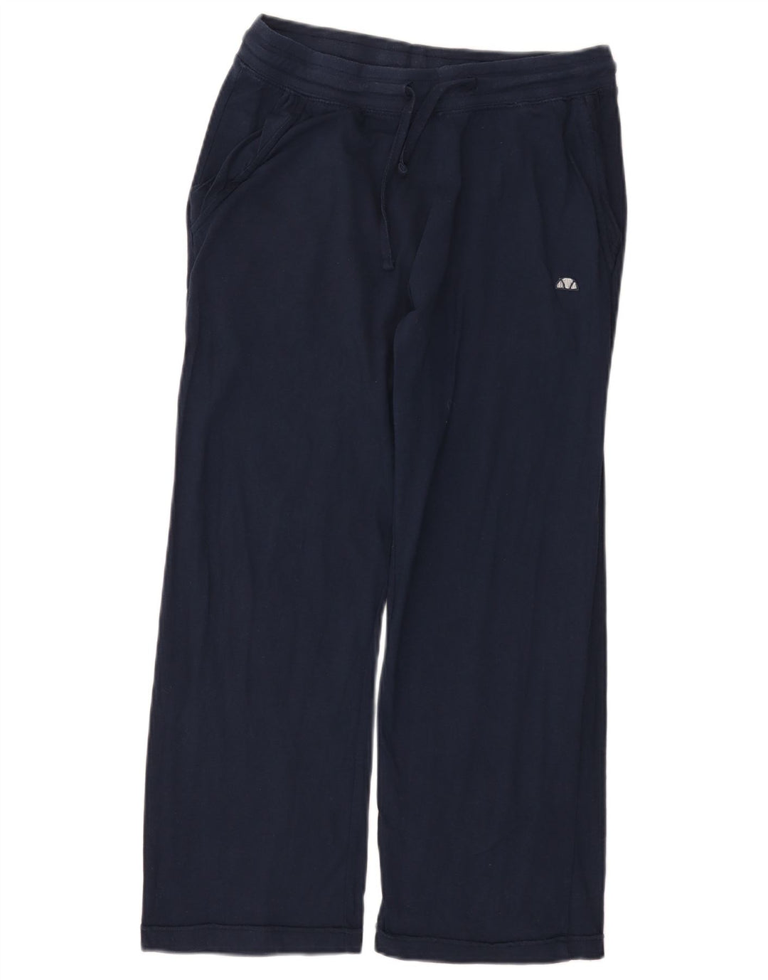 Ellesse Womens Tracksuit Trousers UK 14 Medium Navy Blue Cotton