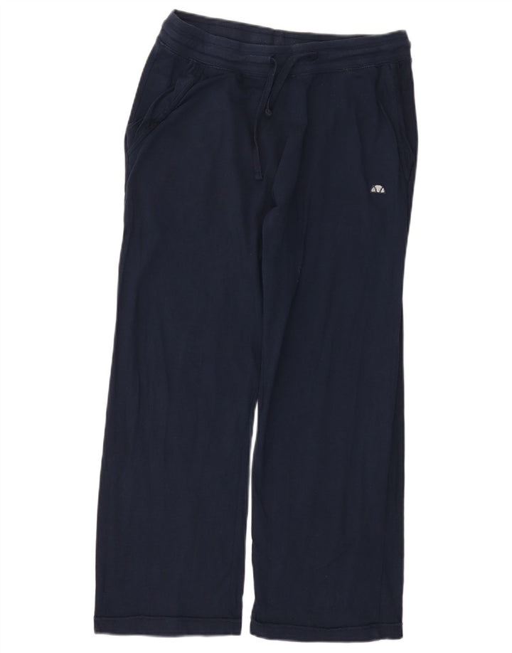 Ellesse Womens Tracksuit Trousers UK 14 Medium Navy Blue Cotton