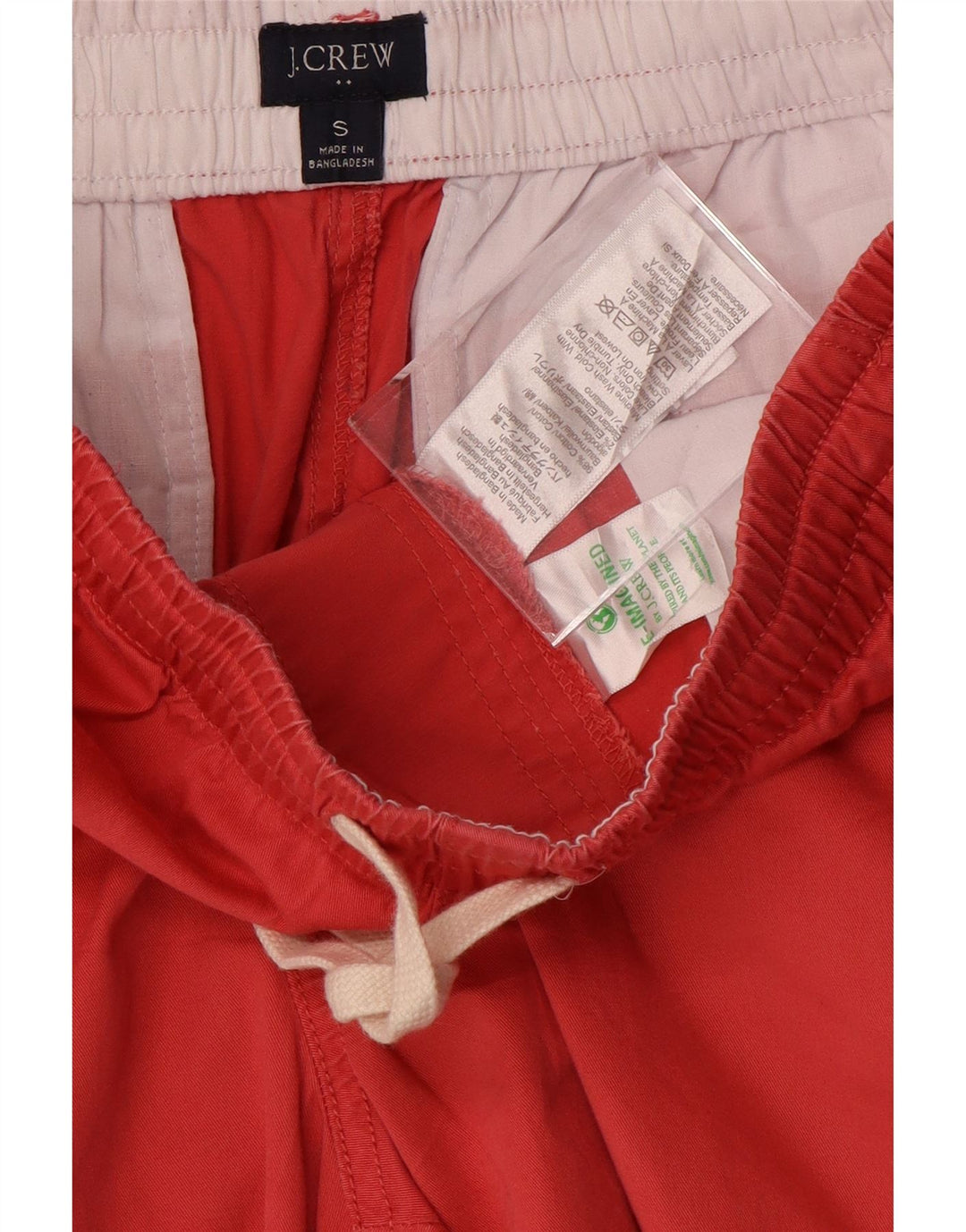J. Crew Womens Sport Shorts UK 10 Small Red Cotton