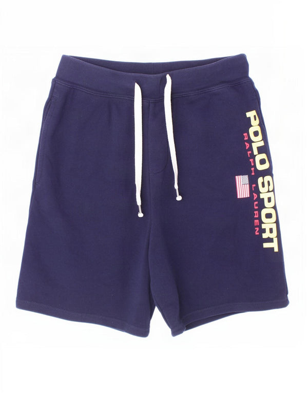 Polo Ralph Lauren Boys Graphic Sport Shorts 14-15 Years Large Navy Blue