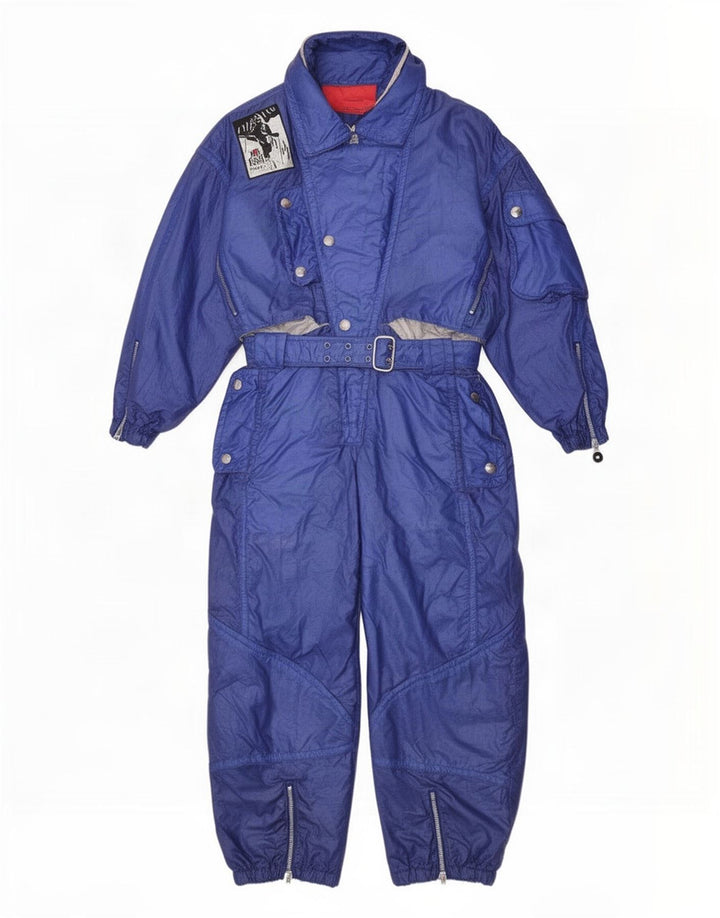 Cerruti 1881 Mens Ski Jumpsuit IT 52 Large Blue Polyamide