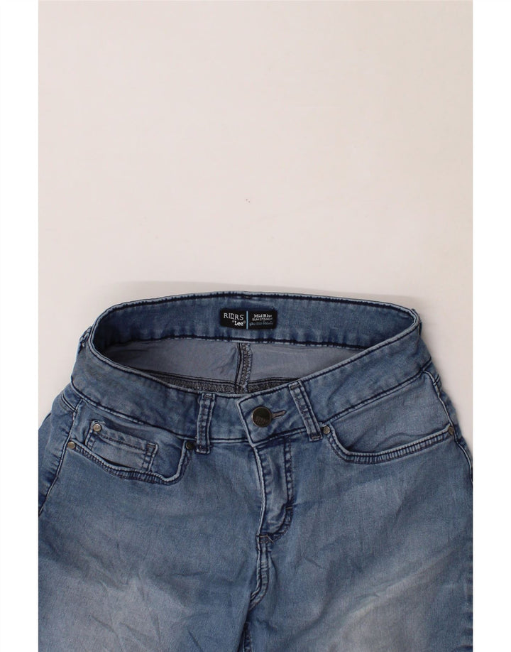 LEE Womens Riders Mid Rise Slim Straight Jeans W28 L29 Blue Vintage Lee and Second-Hand Lee from Messina Hembry 