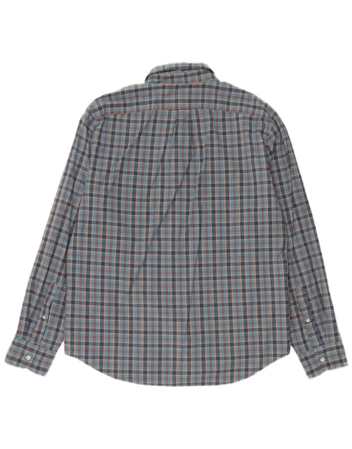 J. Crew Mens Classic Fit Shirt Large Blue Check Cotton