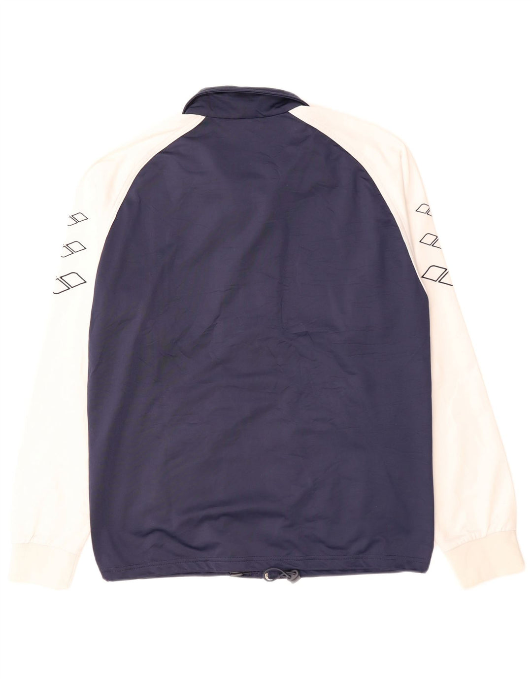 ARENA Mens Graphic Tracksuit Top Jacket Medium Navy Blue Colourblock