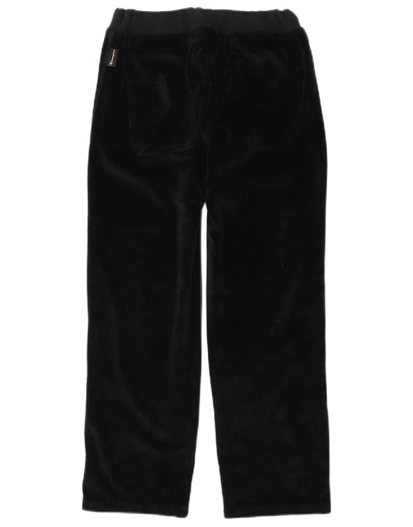 Champion Womens Tracksuit Trousers UK 12 Medium Navy Blue Cotton