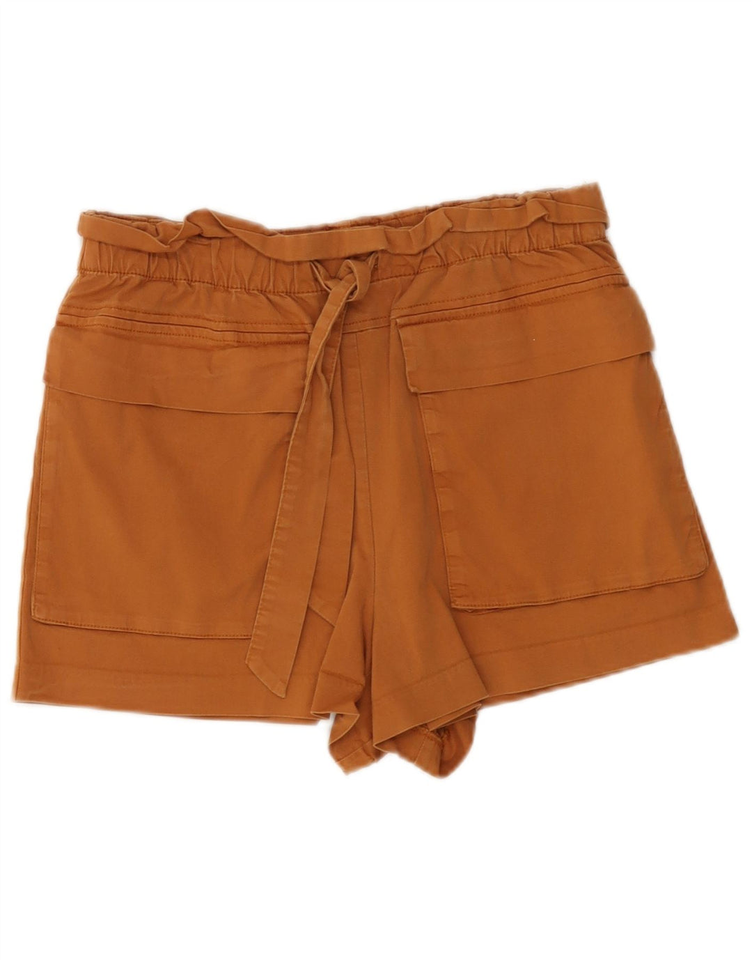 Zara Womens High Waist Hot Pants Medium W28  Brown