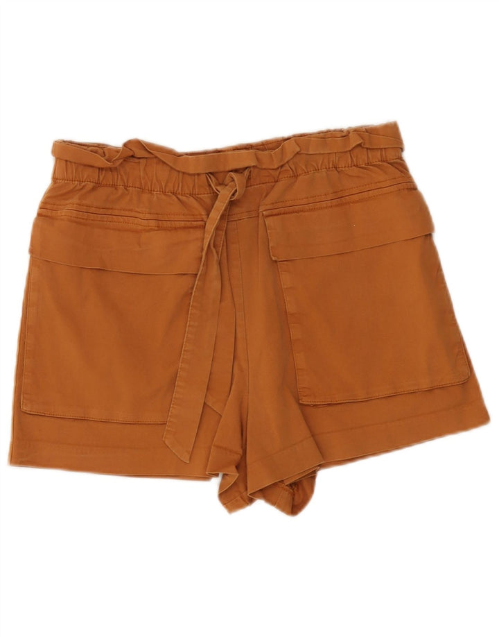 Zara Womens High Waist Hot Pants Medium W28  Brown