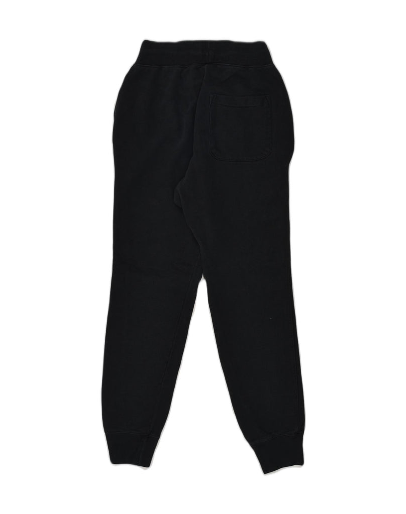 CHAMPION Mens Tracksuit Trousers Joggers Small Black Cotton | Vintage Champion | Thrift | Second-Hand Champion | Used Clothing | Messina Hembry 