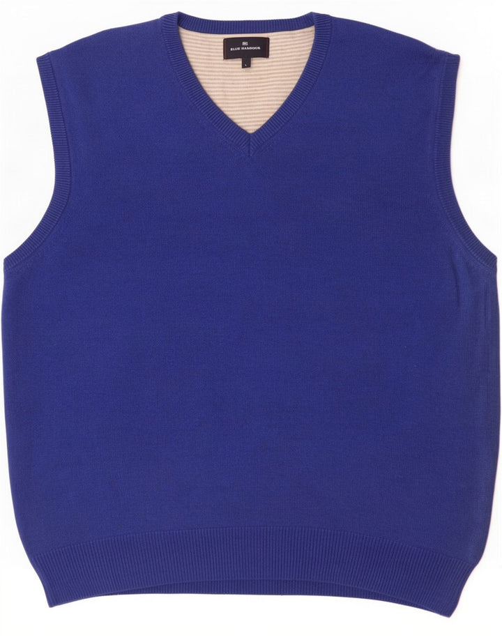 Marks & Spencer Mens Blue Harbour Vest Tank Top Large Cotton