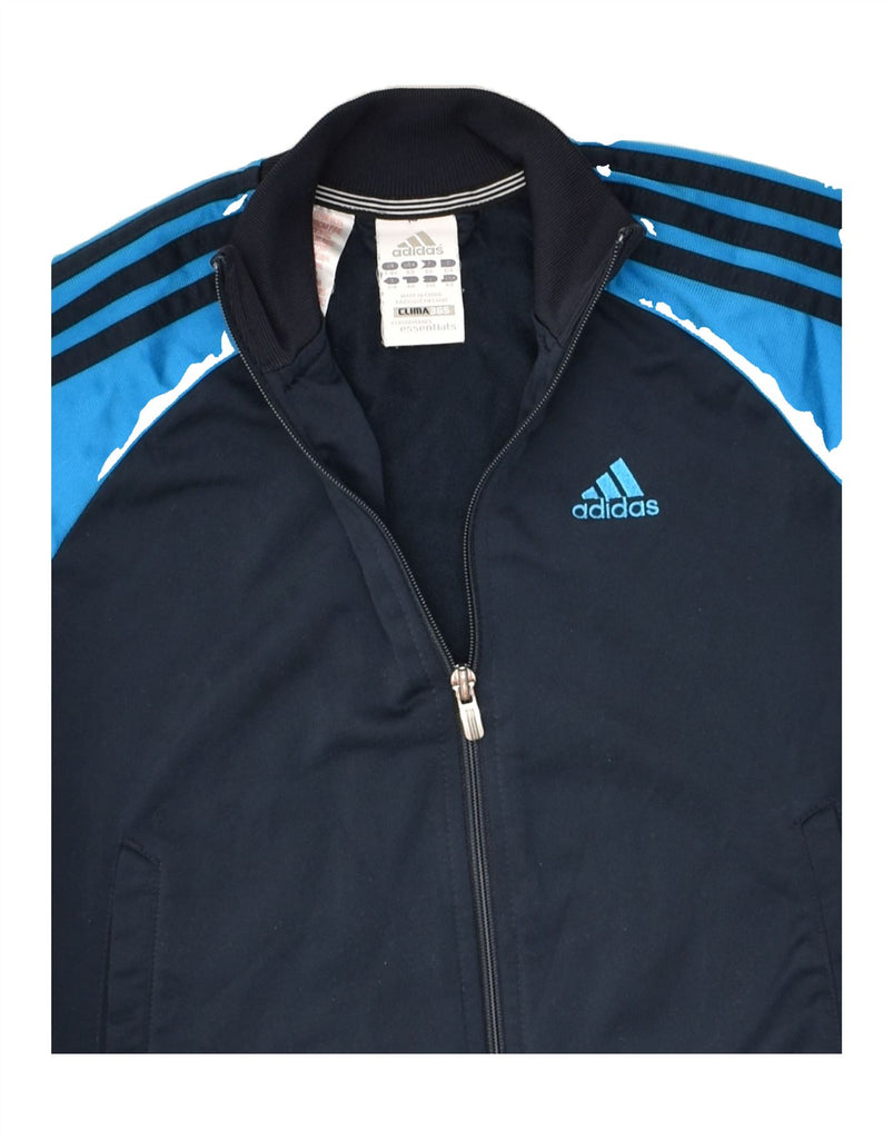 ADIDAS Boys Clima 365 Tracksuit Top Jacket 7-8 Years xs Navy Blue | Vintage Adidas | Thrift | Second-Hand Adidas | Used Clothing | Messina Hembry 