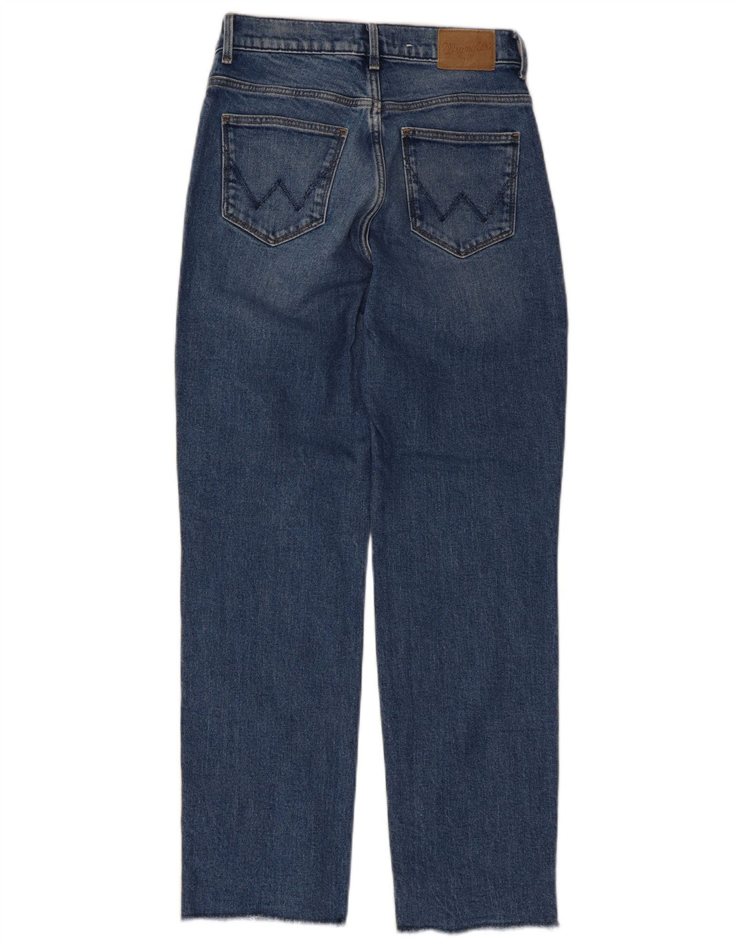 Wrangler Womens Straight Jeans W26 L28 Blue Cotton