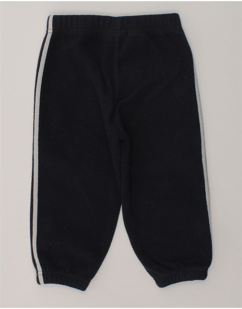 ADIDAS Baby Boys Fleece Joggers Trousers 12-18 Months Navy Blue Polyester | Vintage Adidas | Thrift | Second-Hand Adidas | Used Clothing | Messina Hembry 