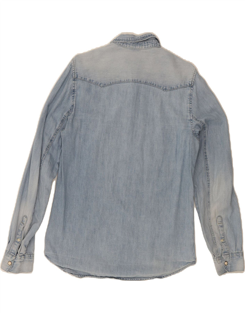 H&M Mens Denim Shirt Small Blue Vintage H&M and Second-Hand H&M from Messina Hembry 