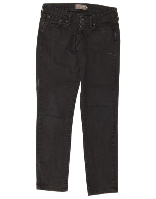 Levi's Womens Slight Curve Classic Fit Slim Jeans W28 L27 Black Cotton