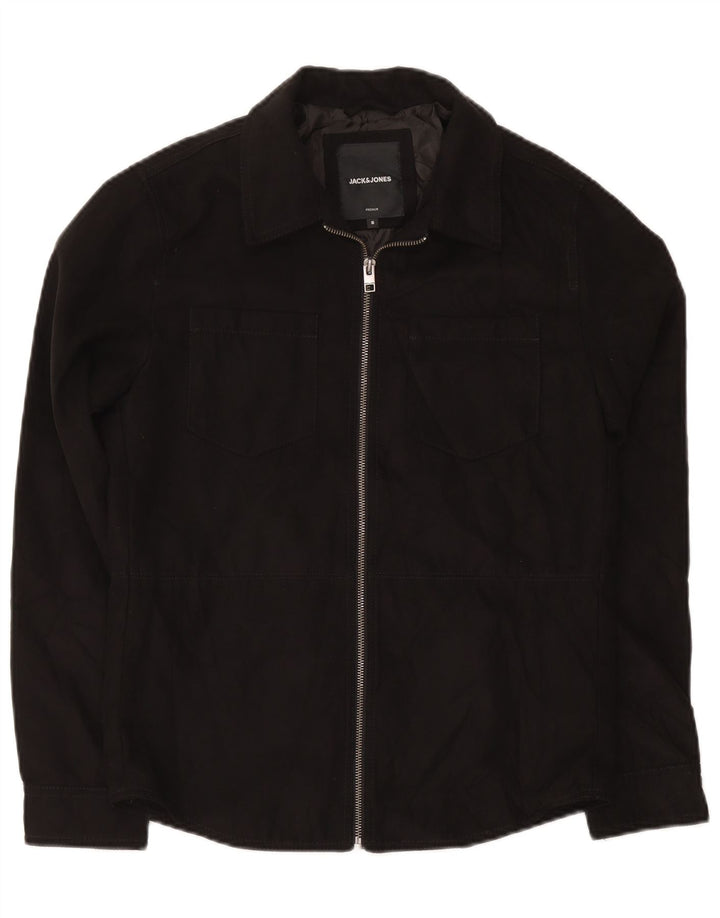 Jack & Jones Mens Utility Jacket UK 36 Small Black