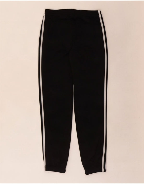 Adidas Boys Tracksuit Trousers Joggers 11-12 Years Black Polyester
