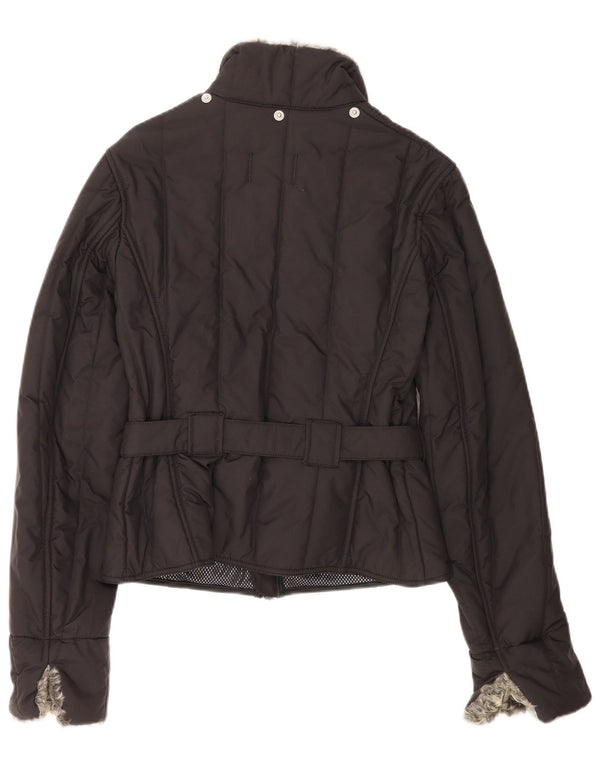 Refrigiwear Womens Windbreaker Jacket UK 14 Large Black Polyamide