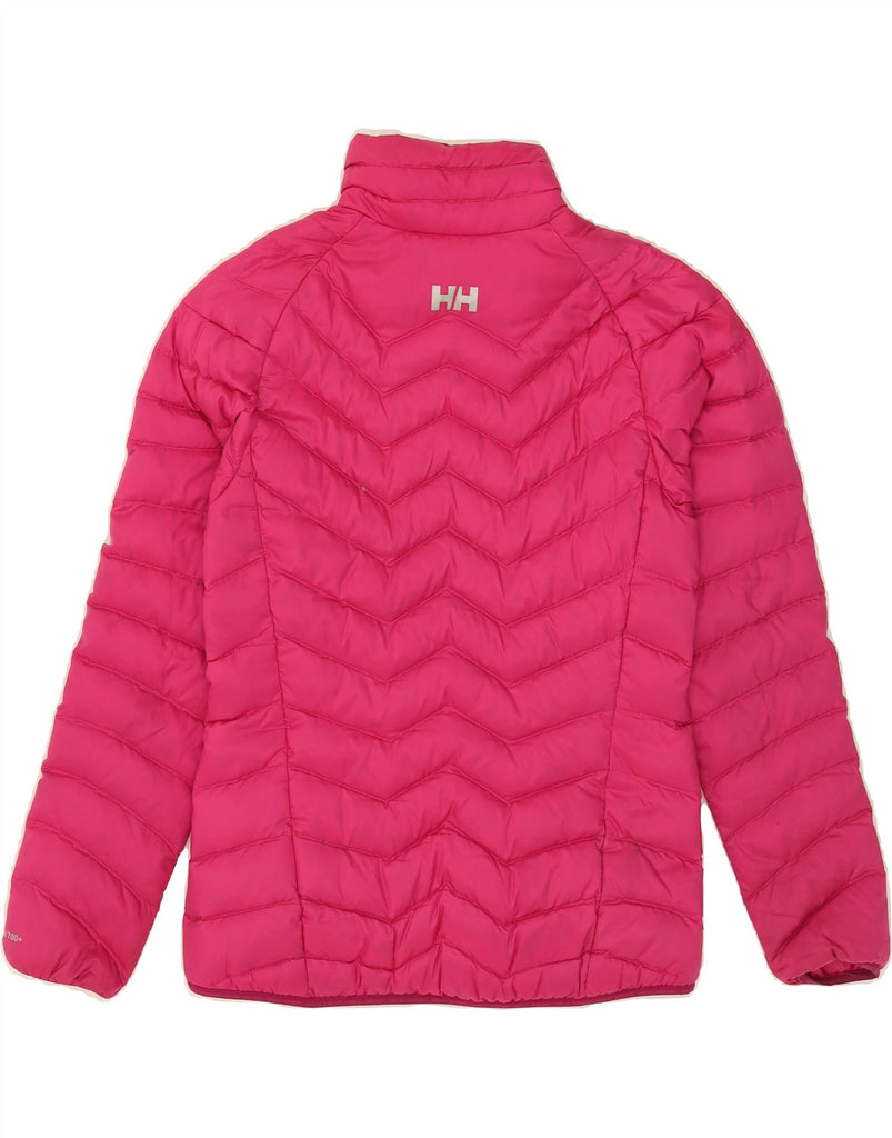 HELLY HANSEN Womens Padded Jacket UK 6 XS Pink Polyester Vintage Helly Hansen and Second-Hand Helly Hansen from Messina Hembry 