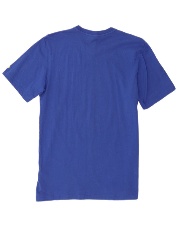 Adidas Mens Boston Marathon Graphic T-Shirt Top Medium Blue Cotton