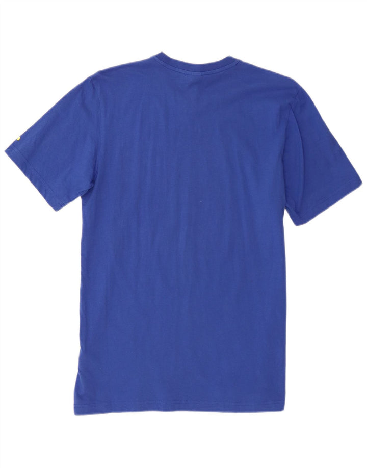 Adidas Mens Boston Marathon Graphic T-Shirt Top Medium Blue Cotton
