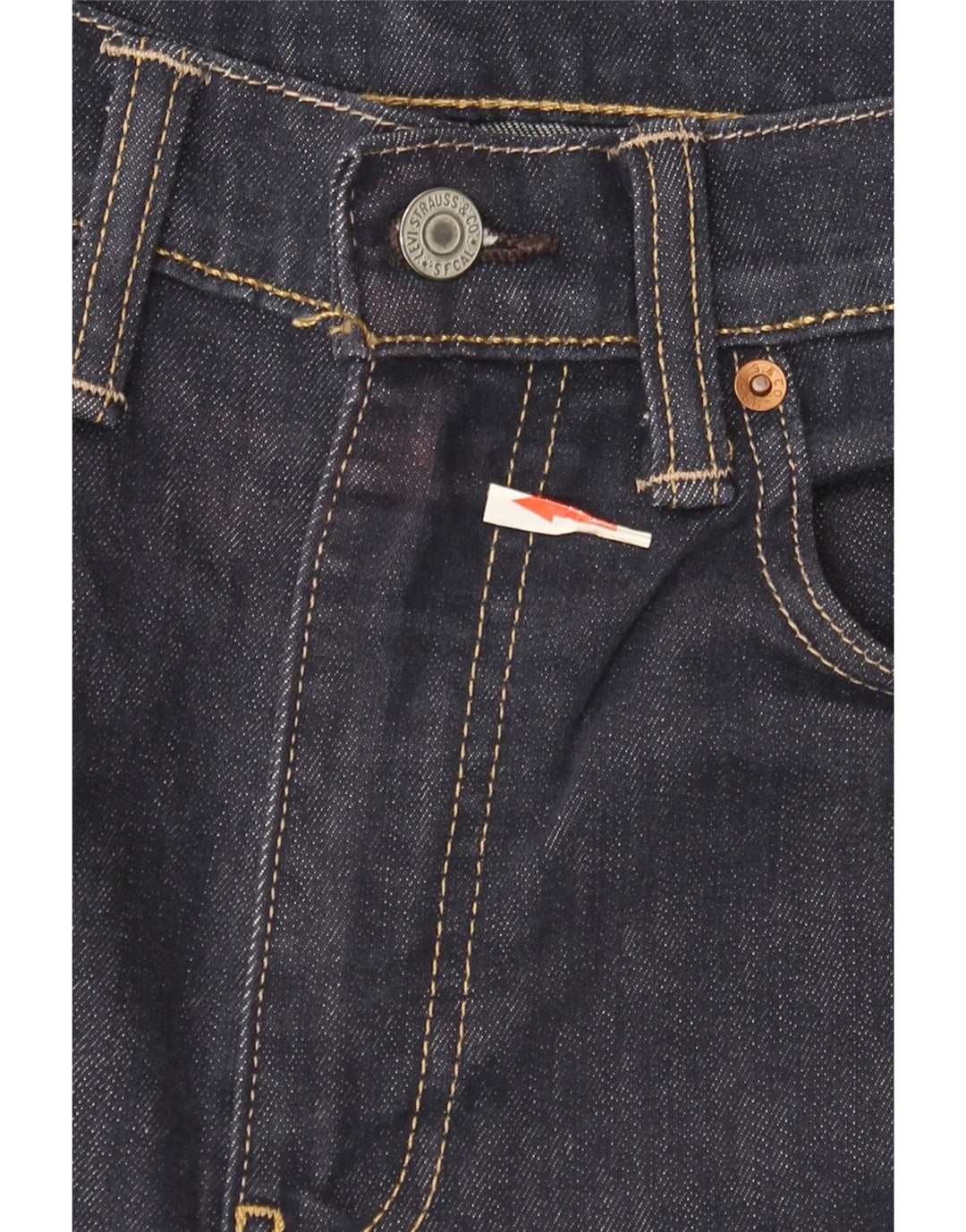 Levi's Mens 522 Slim Tapered Jeans W31 L28 Navy Blue