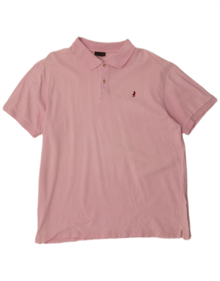 Marlboro Classics Mens Polo Shirt 2XL Pink