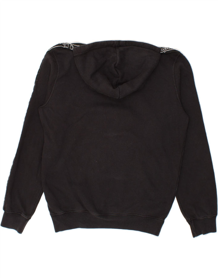 CHAMPION Mens Graphic Hoodie Jumper Medium Black Cotton Vintage Champion and Second-Hand Champion from Messina Hembry 