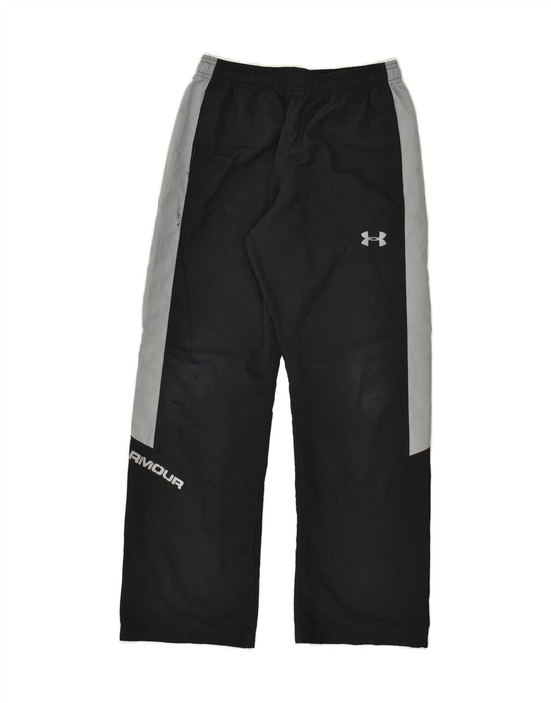 UNDER ARMOUR Boys Graphic Tracksuit Trousers 11-12 Years Large Black | Vintage Under Armour | Thrift | Second-Hand Under Armour | Used Clothing | Messina Hembry 