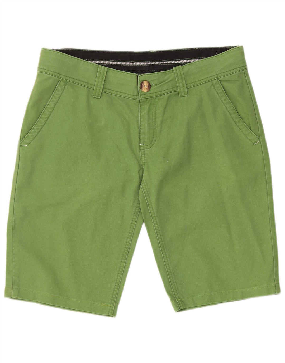 Element Mens Chino Shorts W30 Medium Green Cotton