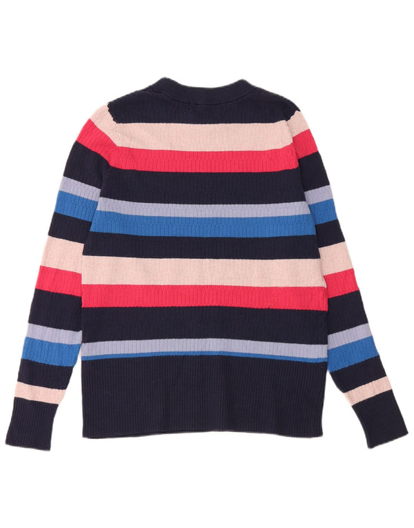 Marks & Spencer Womens Crew Neck Jumper Sweater UK 16 Large Multicoloured