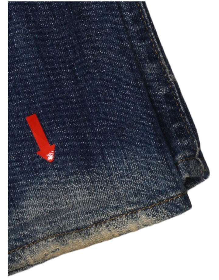 Gas Womens Slim Jeans W31 L34 Blue Cotton