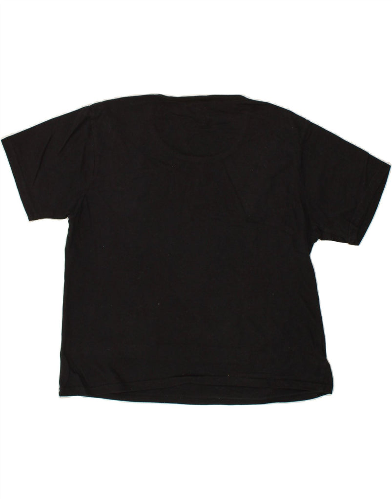 REEBOK Womens Crop T-Shirt Top UK 18 XL Black Cotton Vintage Reebok and Second-Hand Reebok from Messina Hembry 