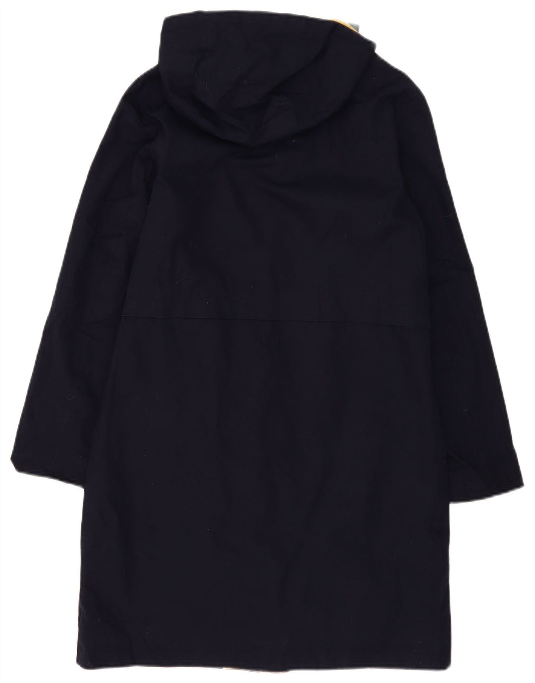 Boden Womens Hooded Parka Jacket UK 8 Small Navy Blue Colourblock Polyester