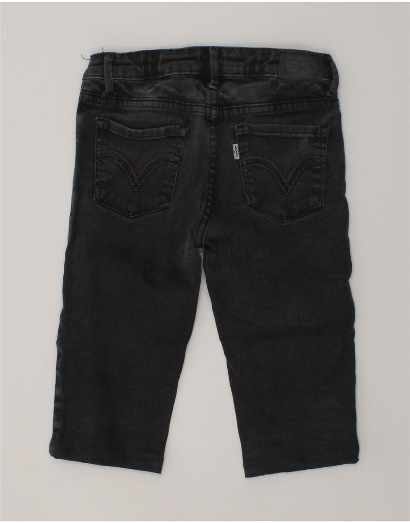 LEVI'S Boys Too Superlow Denim Shorts 7-8 Years W23 L11  Black Cotton | Vintage Levi's | Thrift | Second-Hand Levi's | Used Clothing | Messina Hembry 