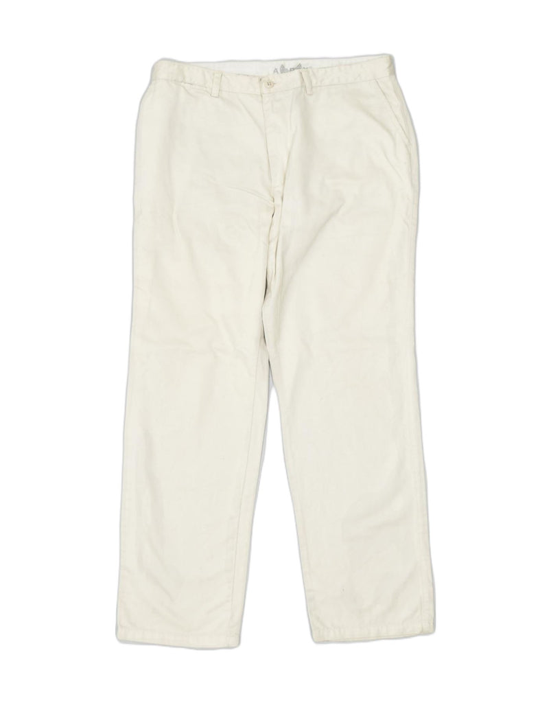 AVIREX Mens Straight Chino Trousers W32 L33 White Cotton Classic | Vintage | Thrift | Second-Hand | Used Clothing | Messina Hembry 