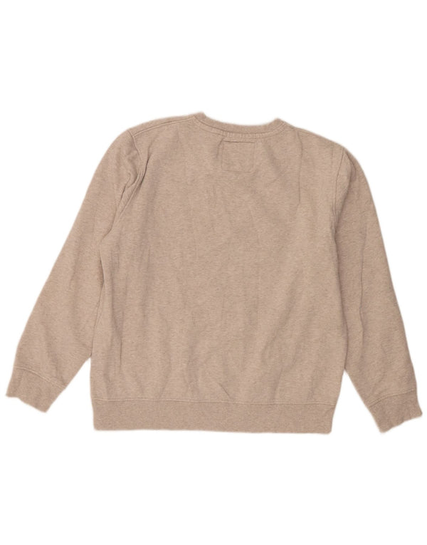 Crew Clothing Mens Sweatshirt Jumper XL Beige Cotton