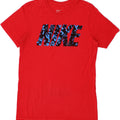 NIKE Mens Athletic Cut Graphic T-Shirt Top Small Red Cotton Vintage Nike and Second-Hand Nike from Messina Hembry 